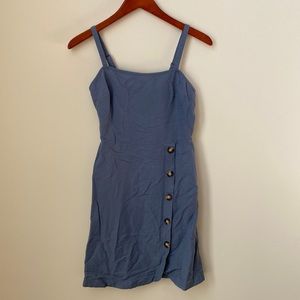 Express Linen Denim Mini Dress